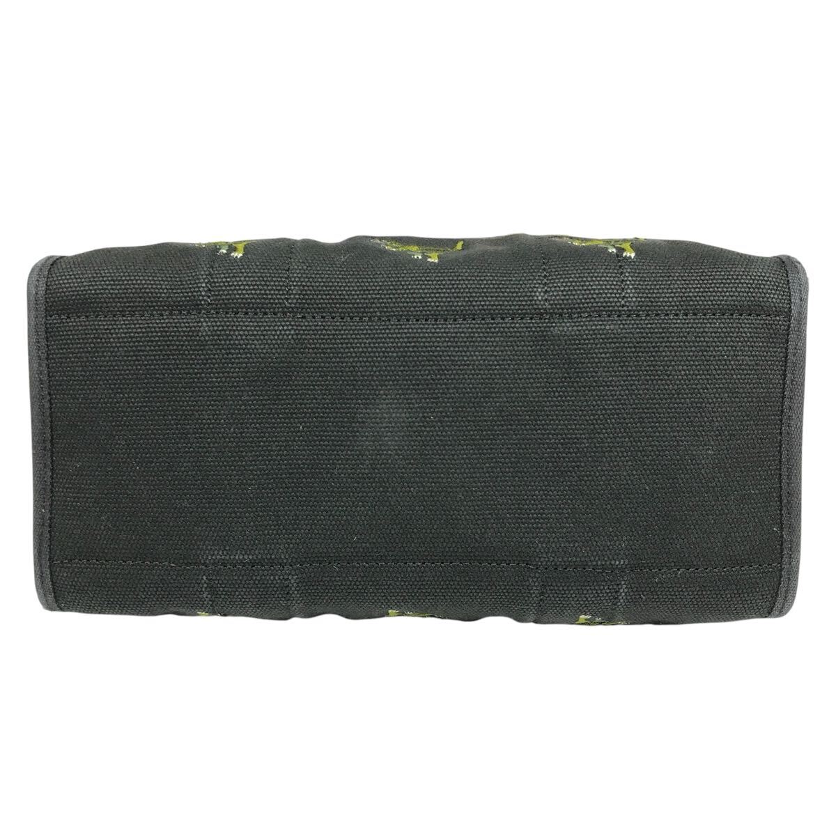 定価6.6万円【コーチ】本物 COACH レキシープリント ハンドバッグ 恐竜 J2457-CZ129 ミニトート バッグ26 キャンバス メンズ レディース_画像3