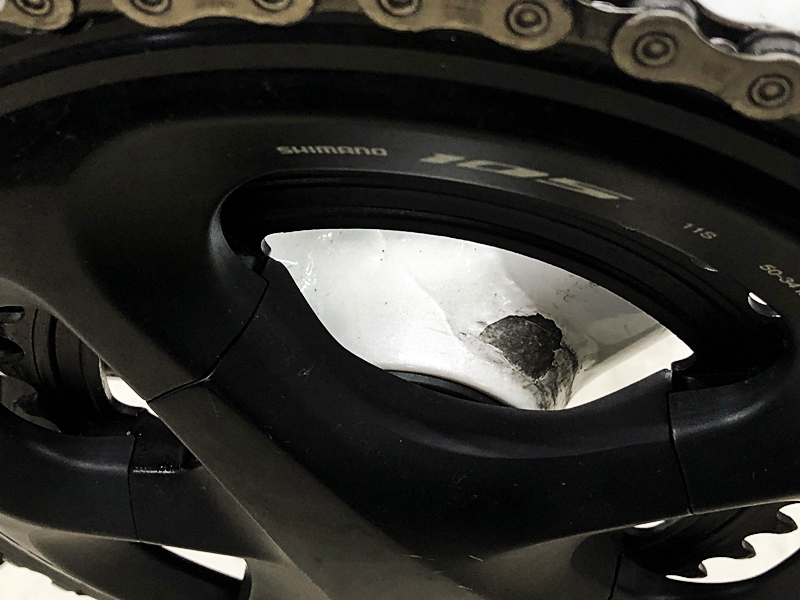 ジャイアント GIANT TCR SLR 2 105 2019 ロードバイク Sサイズ ホワイト/ブラック_画像8