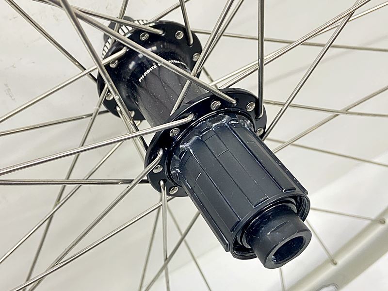 シマノ/ベロシティ SHIMANO/VELOCITY RS470 Hub/AERO Rim ホイールセット シマノフリー 11速 DISC チューブレスレディ アルミ_画像7