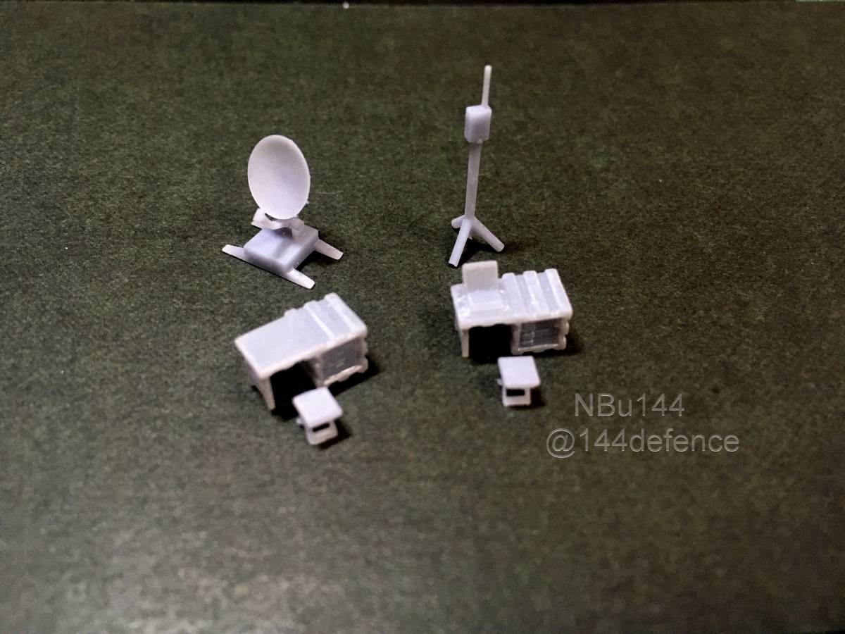 【1/144】野戦作戦指揮通信セット_画像1