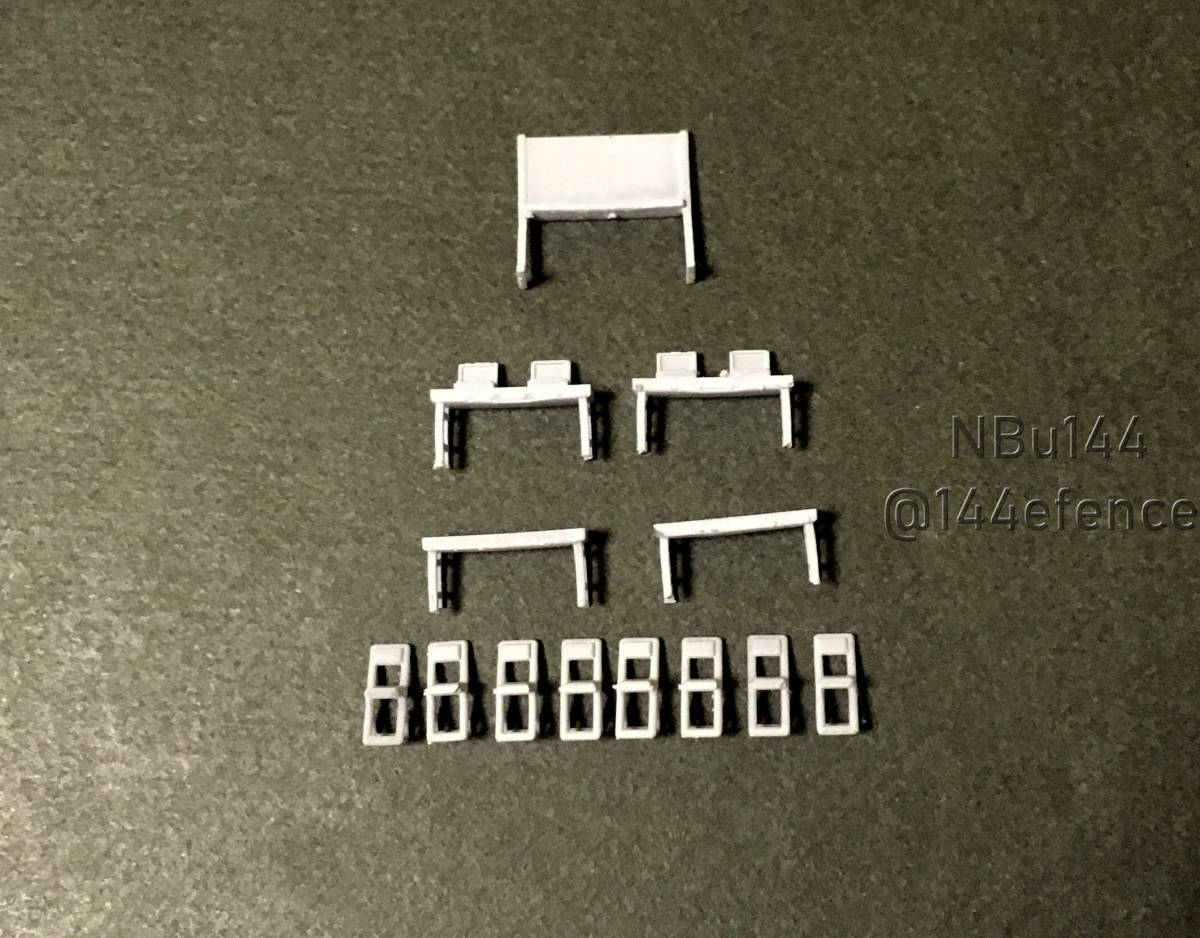 【1/144　Nゲージ】事務セット_画像2