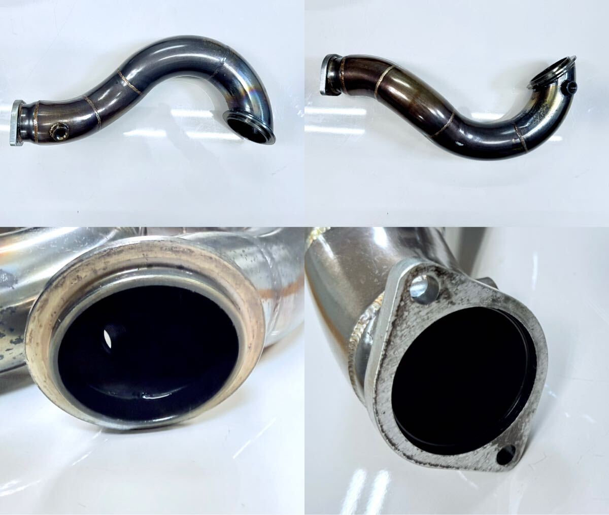 美品★BMW N54用ストレートキャタライザー フロントパイプ/ダウンパイプ_画像5