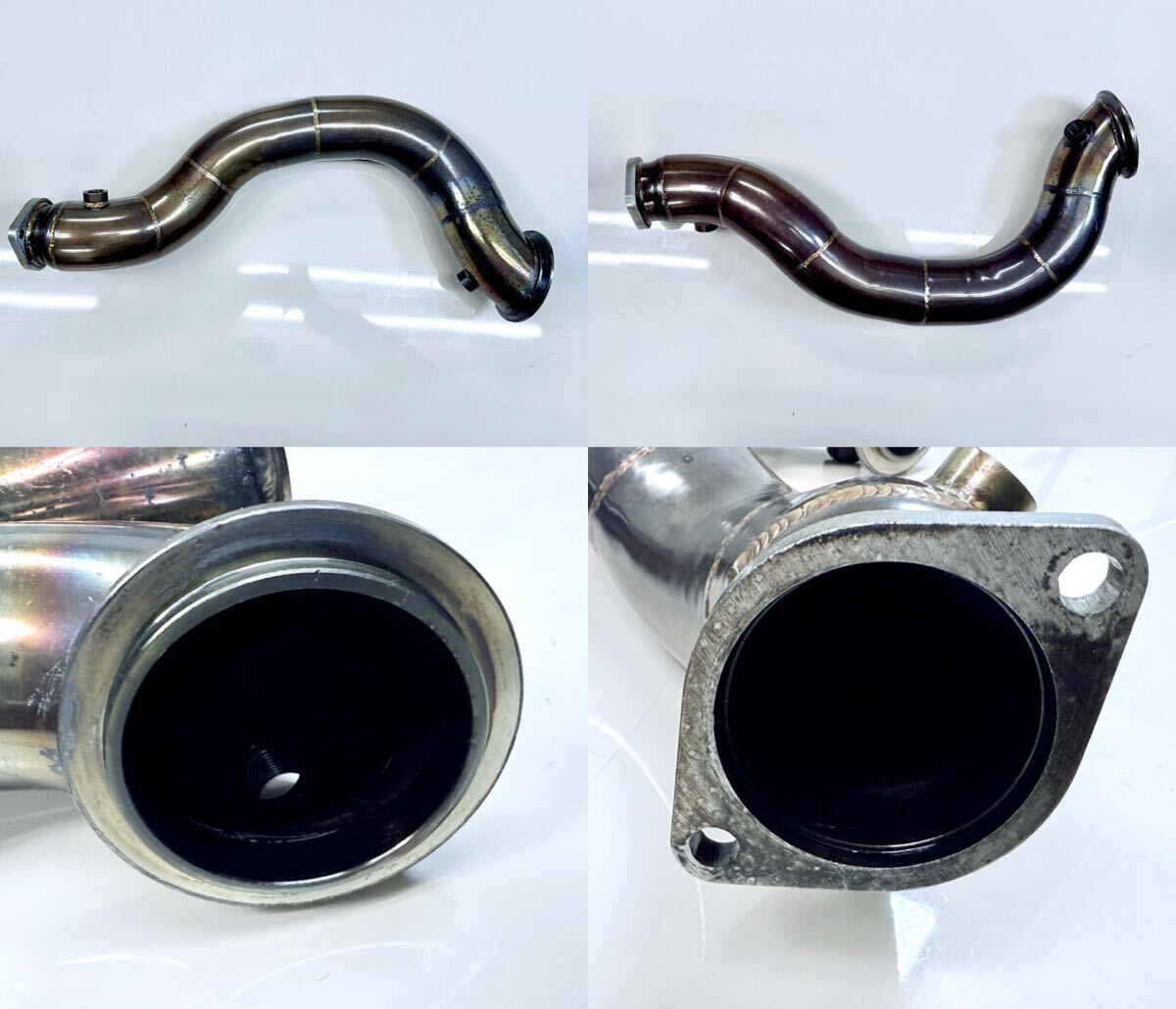 美品★BMW N54用ストレートキャタライザー フロントパイプ/ダウンパイプ_画像4