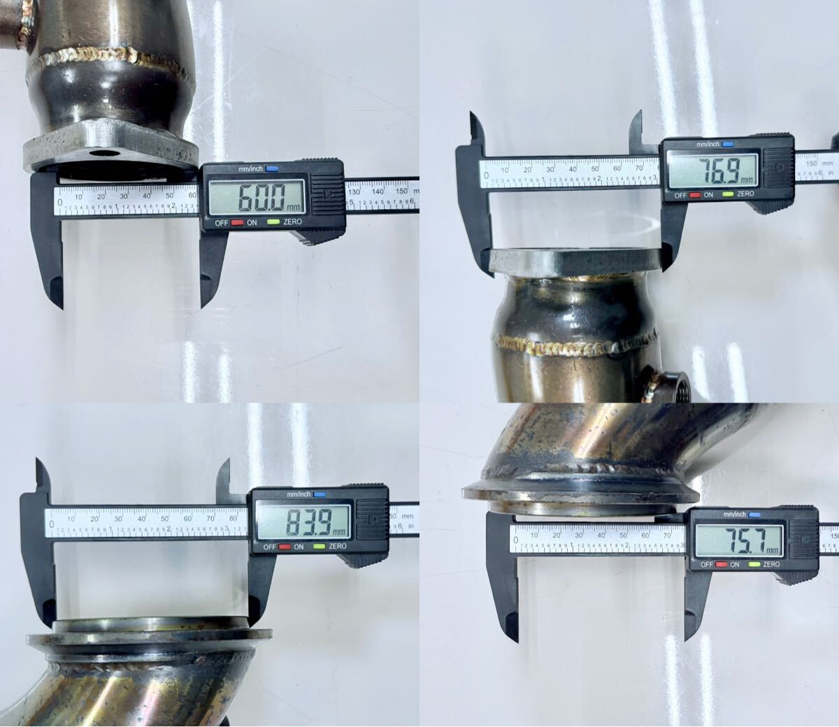 美品★BMW N54用ストレートキャタライザー フロントパイプ/ダウンパイプ_画像7