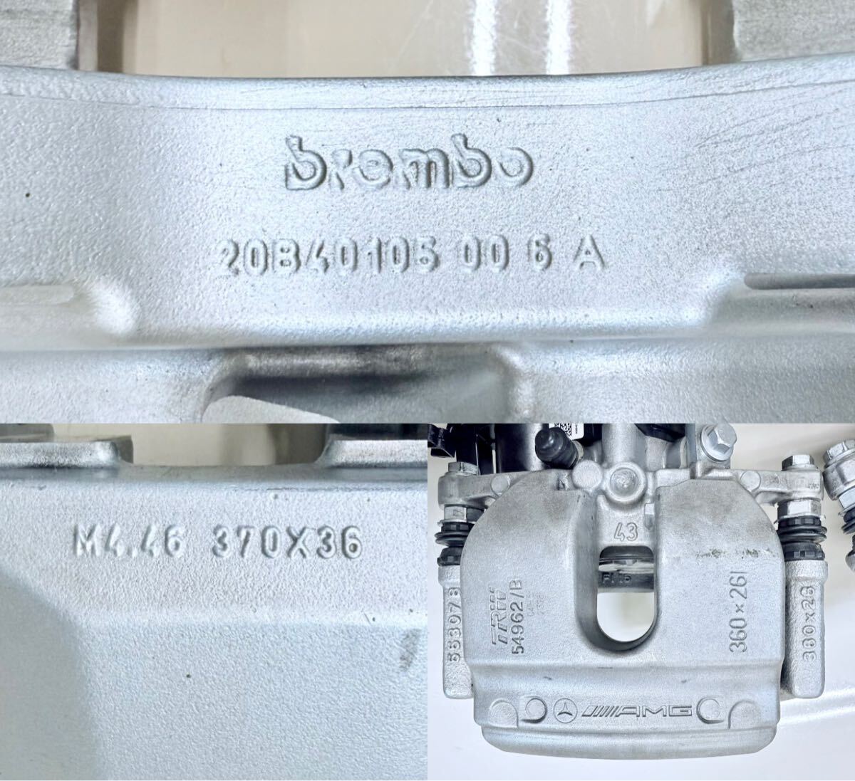超美品★メルセデスAMG・ BREMBO 純正 ブレーキキャリパー ★Eクラス W213・ステーションワゴン _画像5