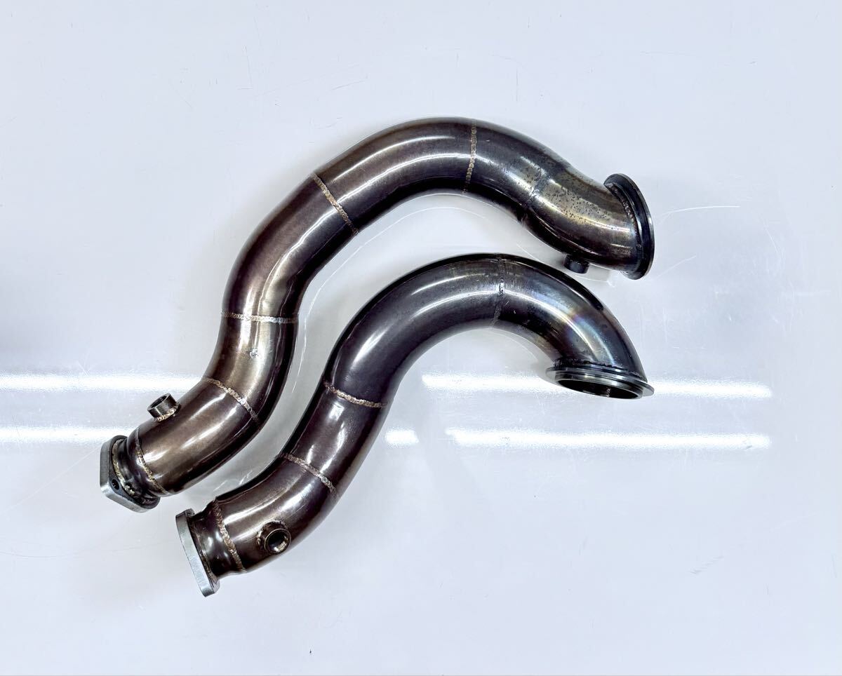 美品★BMW N54用ストレートキャタライザー フロントパイプ/ダウンパイプ_画像1