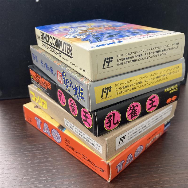 #1193A FC ファミコン ソフト/カセット おまとめ5本 ① 動作未確認 箱付き_画像3