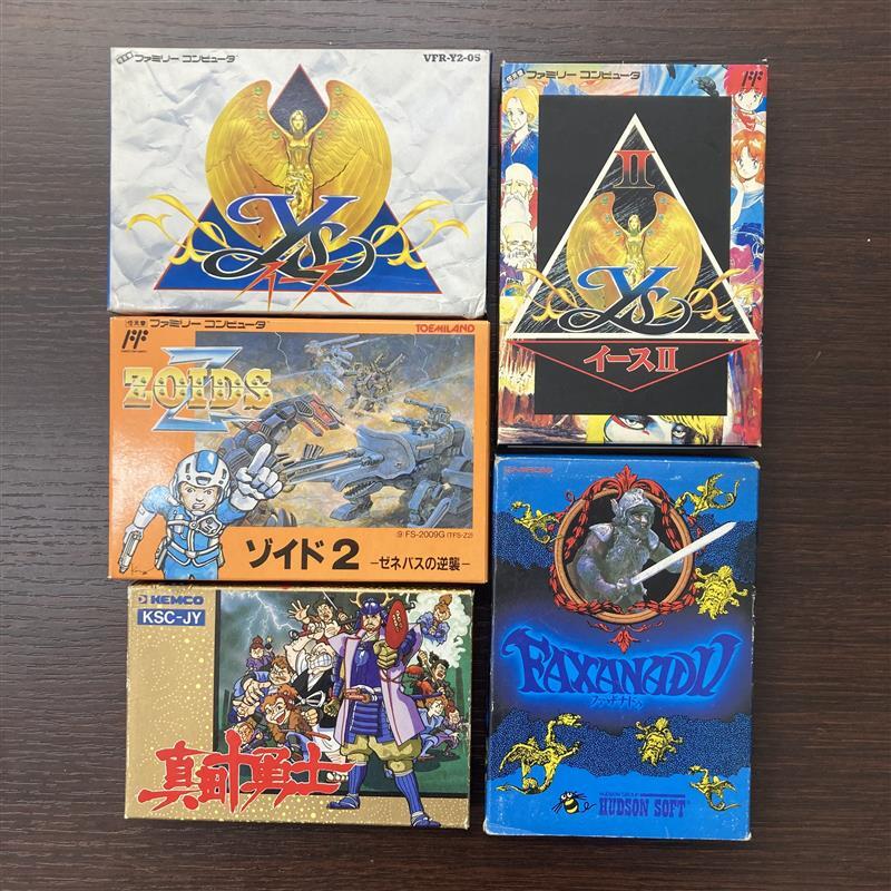 #1193B　FC　ファミコン　ソフト/カセット　おまとめ5本　②　動作未確認　箱付き_画像1