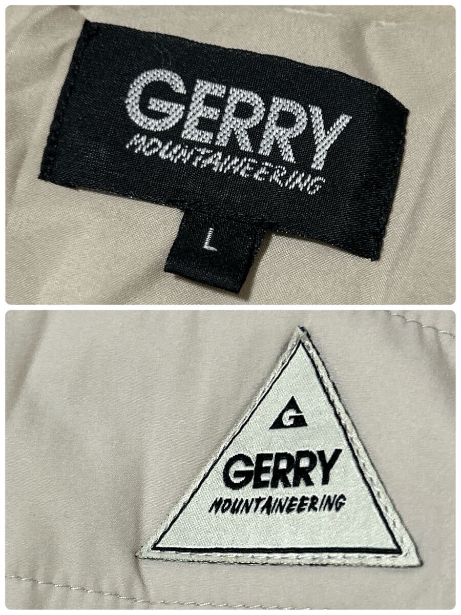 GERRY ジェリー レディース 中綿ジャケット M ナイロン キルティング スナップボタン W200902-21 アウトドア ベージュ系 (K034)★_画像9