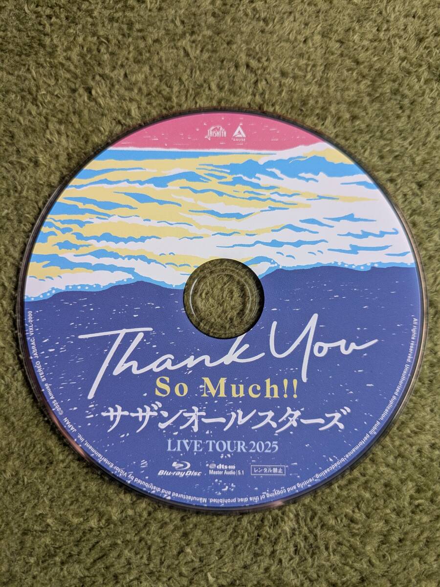 【送料無料】サザンオールスターズ LIVE TOUR 2025 THANK YOU SO MUCH!! 通常版 Blu-ray ブルーレイ 超美品_画像4