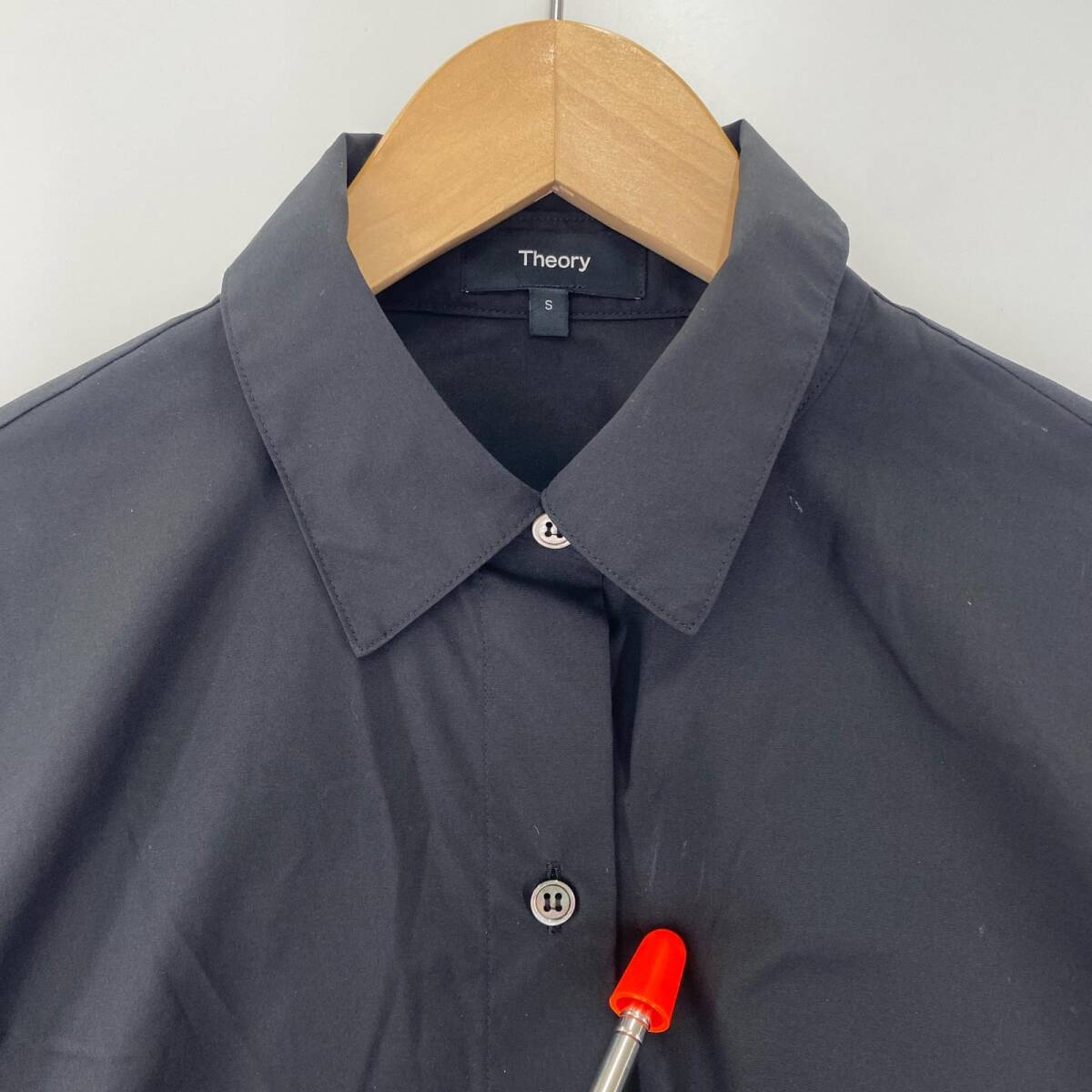 theory セオリー 長袖シャツ sizeS/ブラック ゆうパケットOK_画像2
