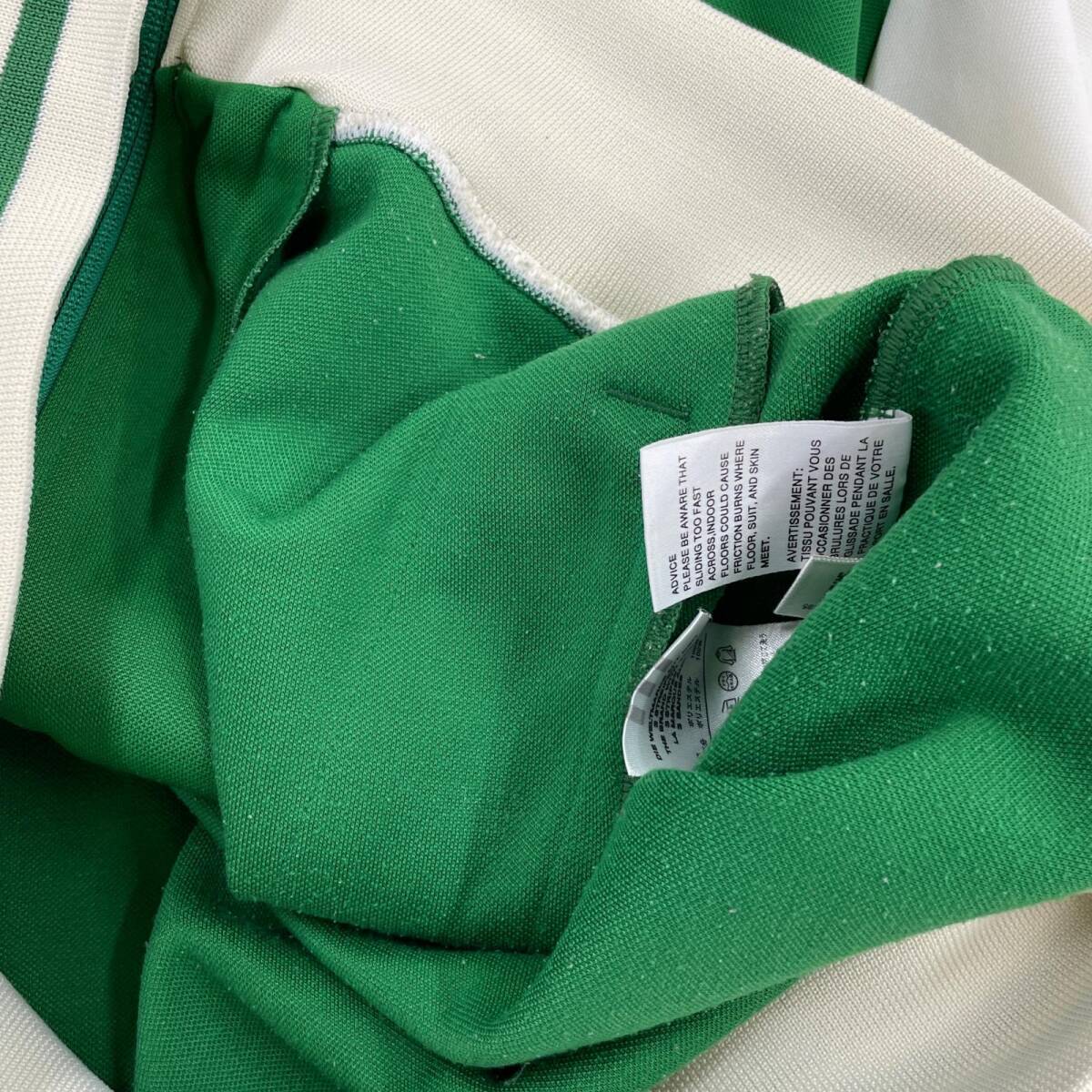 adidas アディダス ジャージ sizeM/グリーン×ホワイト_画像5