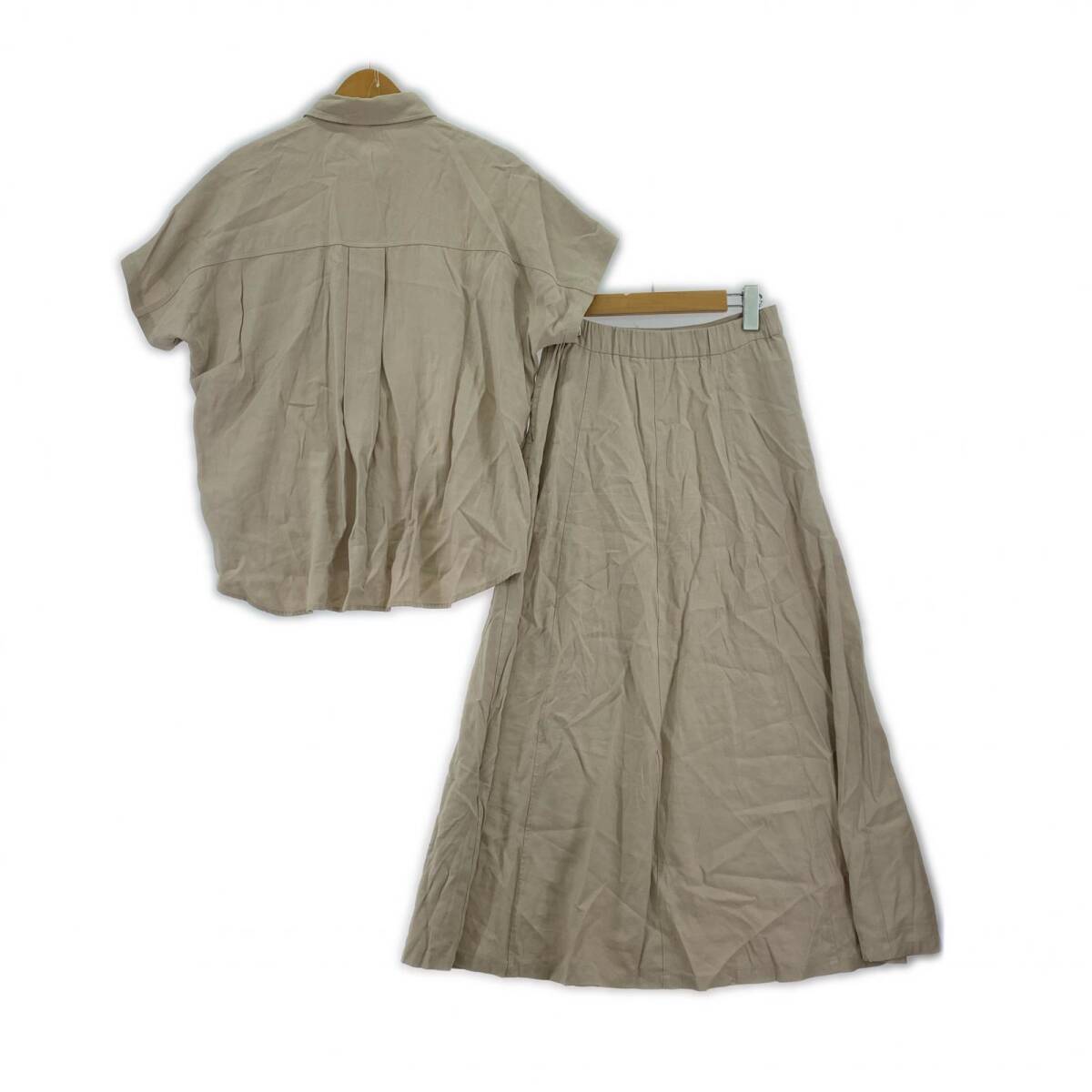 URBAN RESEARCH Sonny Label アーバンリサーチサニーレーベル 半袖シャツ＆スカート セットアップ (スカート) sizeFree/ベージュ_画像2