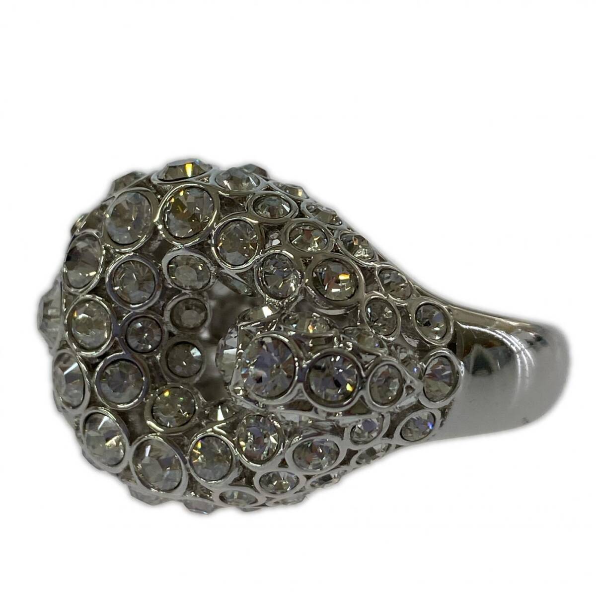 SWAROVSKI スワロフスキー リング・指輪 size58/シルバー_画像1
