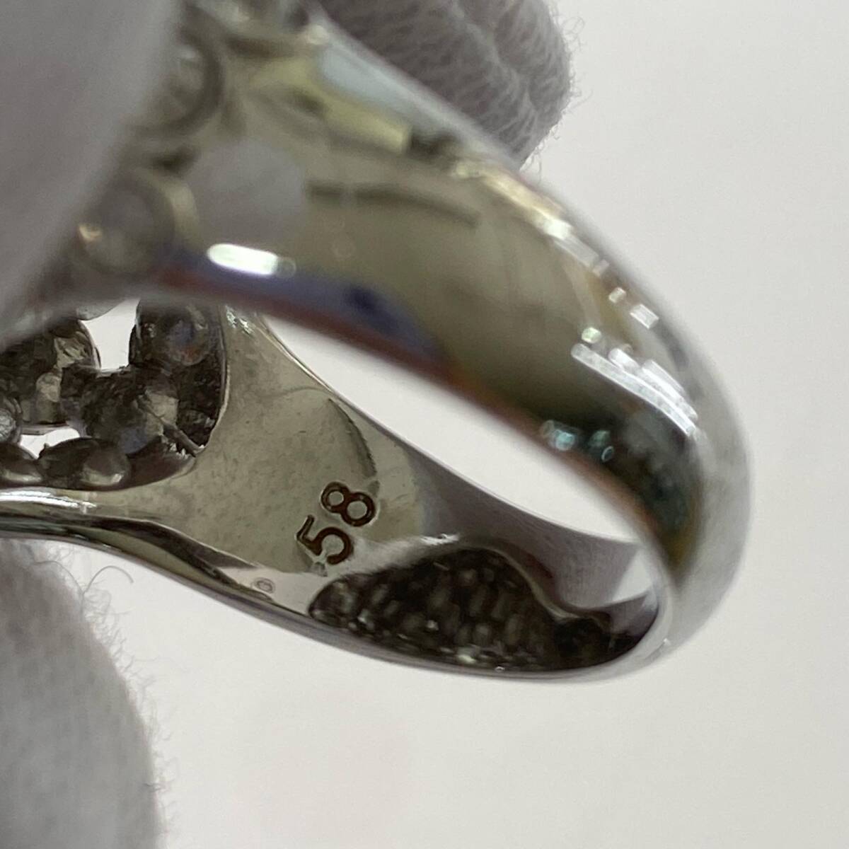 SWAROVSKI スワロフスキー リング・指輪 size58/シルバー_画像3