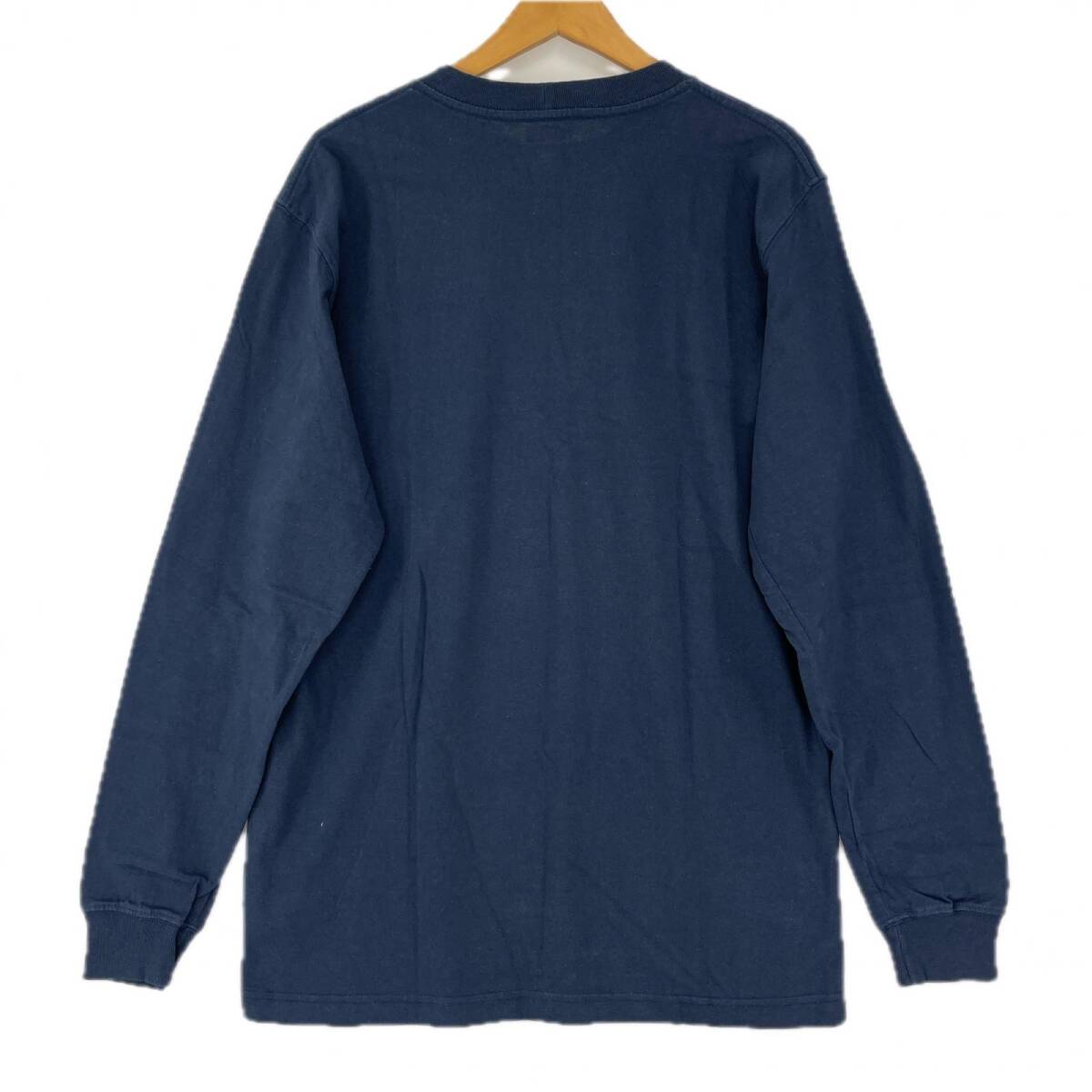 Carhartt カーハート ワンポイント 長袖Tシャツ sizeS/ネイビー_画像3