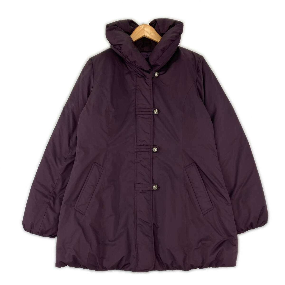 Leilian レリアン ダウンジャケット size11/パープル_画像1