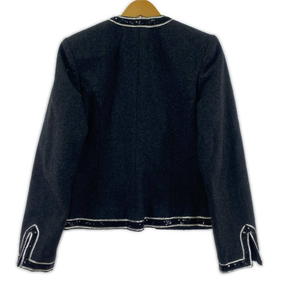 PAUL&JOE SISTER paul (pole) and Joe si Star украшен блестками no color жакет size36/ темно-серый