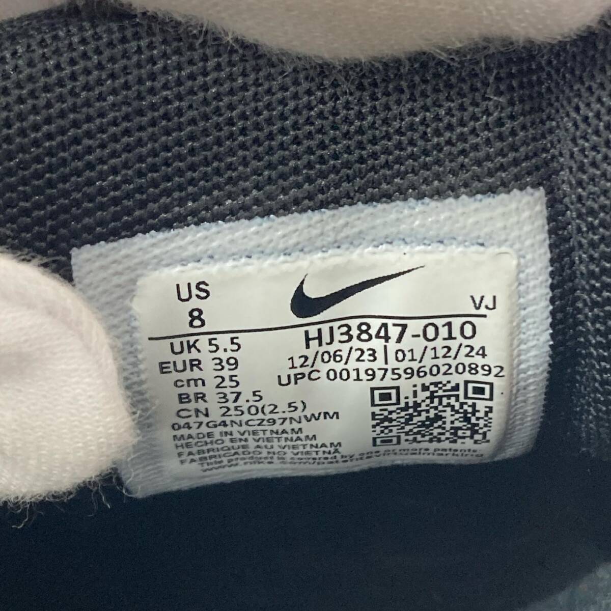 NIKE ナイキ HJ3847-010 スニーカー size25cm/ブラック_画像4