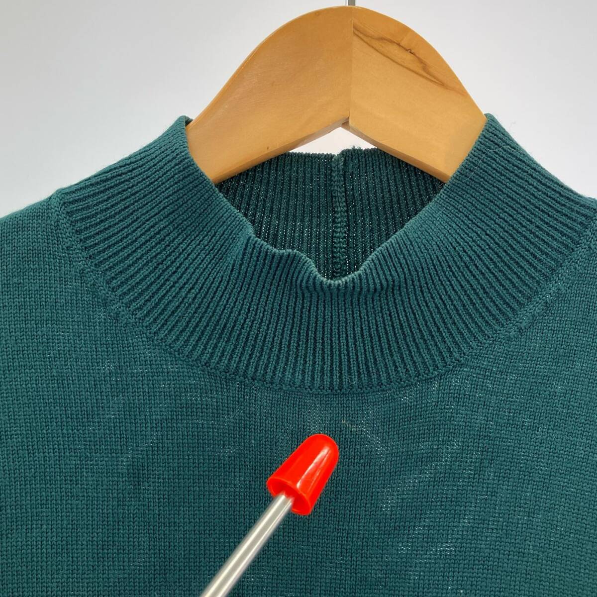 BURBERRY バーバリー ハイネック ニット sizeM/グリーン ゆうパケットOK_画像5