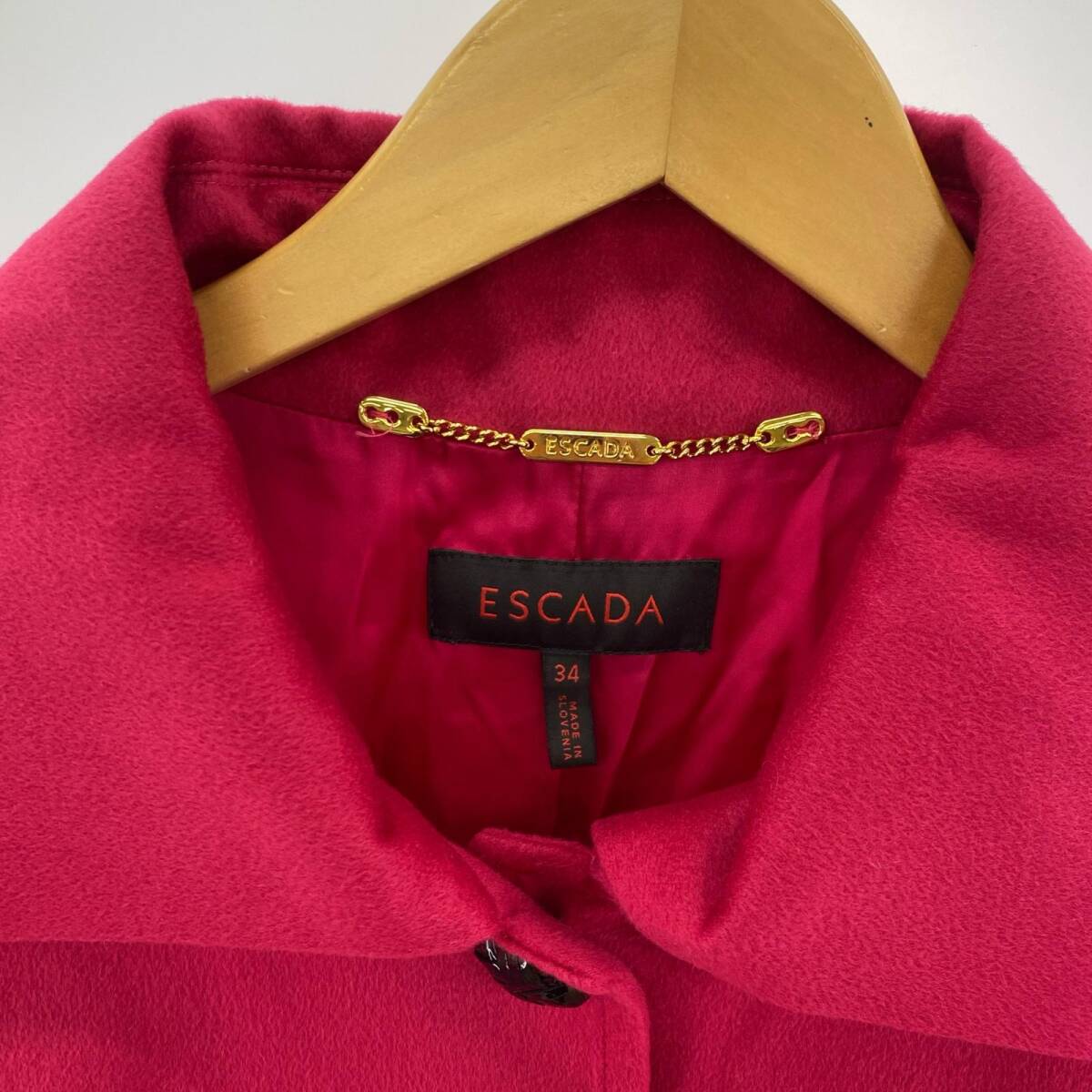 ESCADA エスカーダ ショート コート size34/マゼンタピンク系_画像2