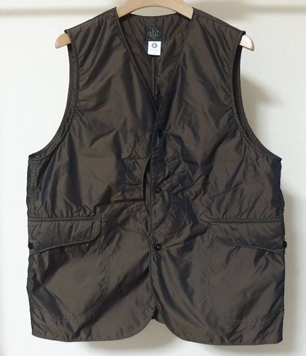 POST O'ALLS OVERALLS ポスト オーバーオールズ 1512-NP2 NP taffeta Thinsulate 中綿 ナイロンタフタ ロイヤルトラベラー ベスト M_画像1