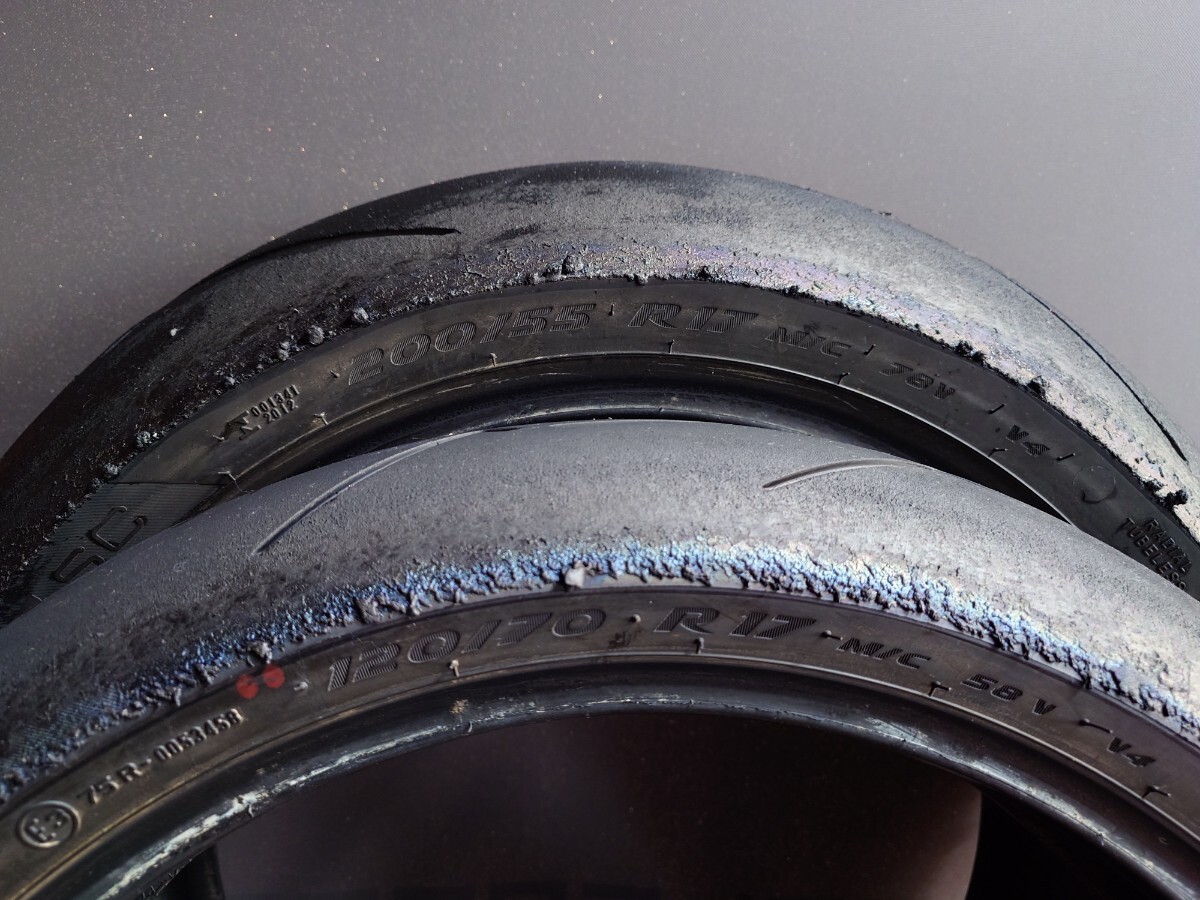 NEW ピレリ ディアブロ スーパーコルサ V4 SC1 120/70ZR17 V4 SC1 200/55ZR17 V4 SC1 前後セット PIRELLI DIABLO SUPERCORSA V4 SC1 ☆_画像7