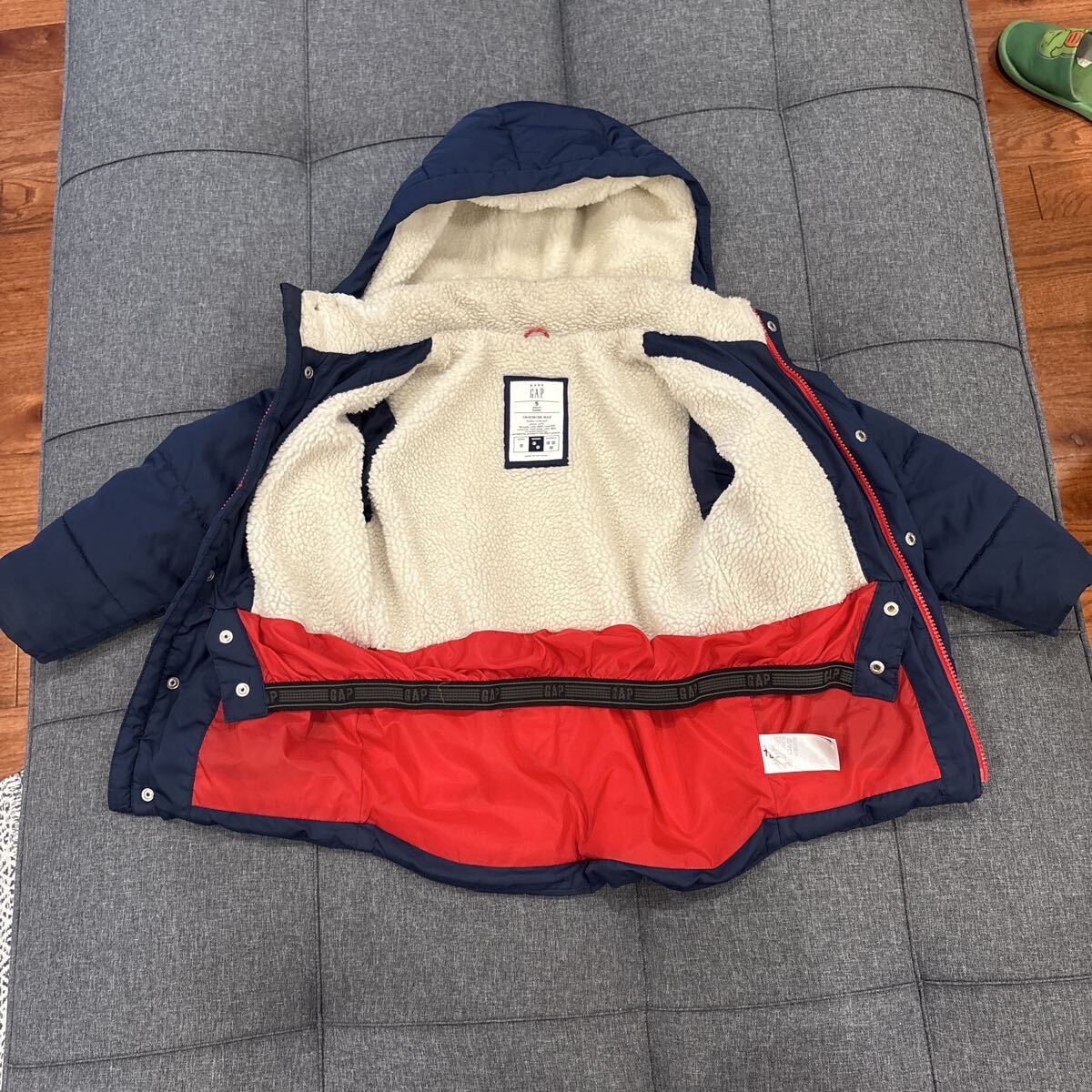 gap キッズ ネイビー ダウンジャケット 5歳用_画像3