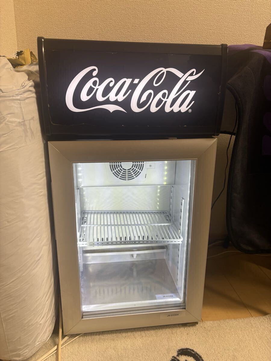 コカコーラ 冷蔵庫 ショーケース　JR-CC25A ハイアール_画像1