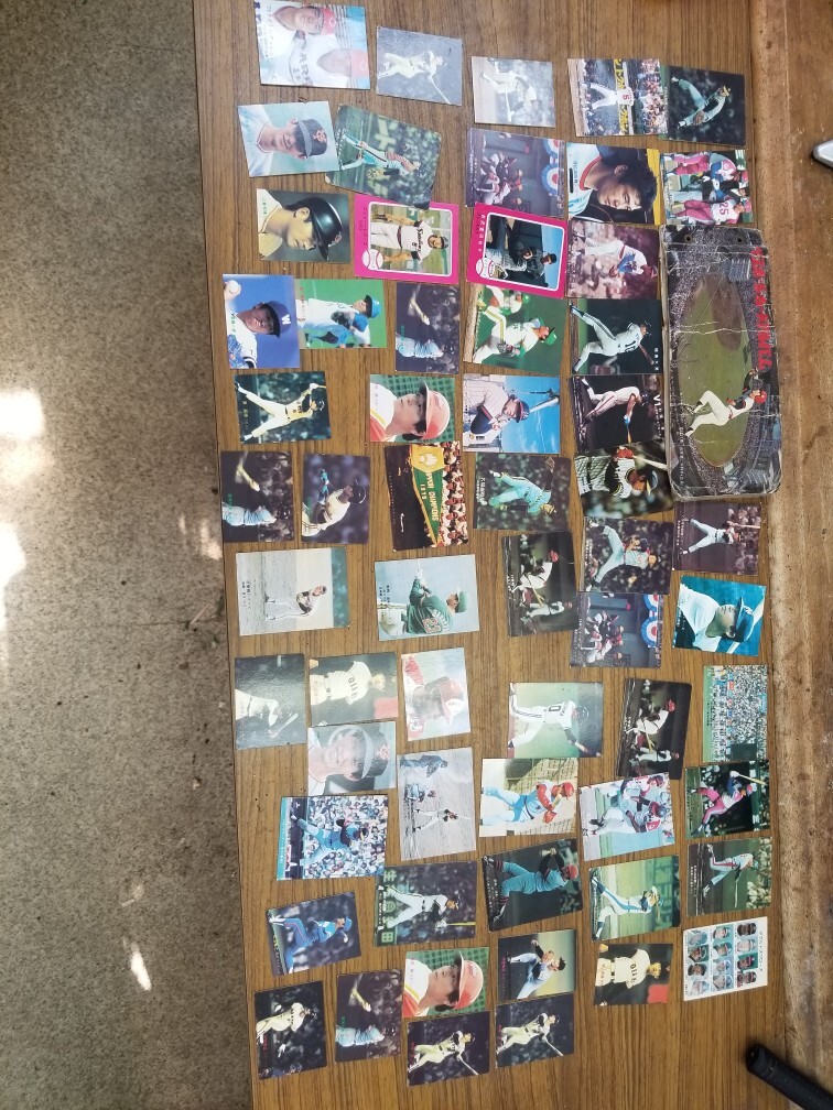  примерно 50 год передний. Calbee Professional Baseball карта 70 листов. альбом 2