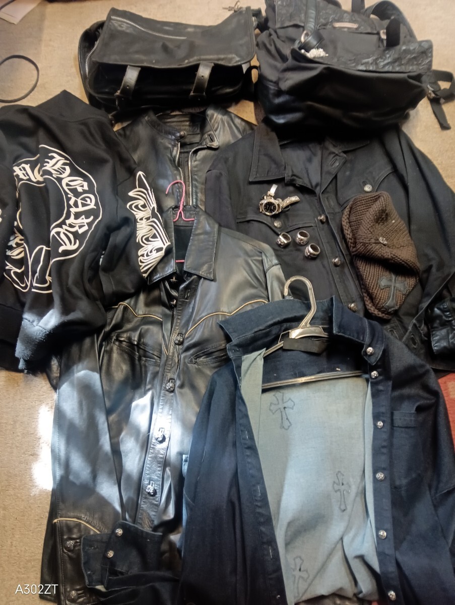 バッグクロムハーツ レザージャケット 難訳有りリペア修理 クロスパッチ 20枚 トートバッグ リュックサック レターパック トップス ベルト_画像3