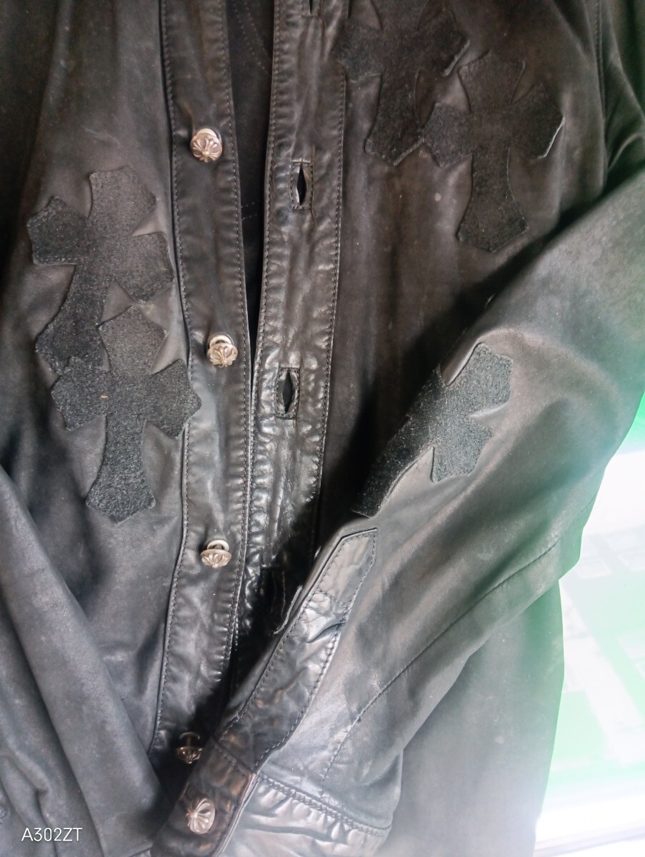 バッグクロムハーツ レザージャケット 難訳有りリペア修理 クロスパッチ 20枚 トートバッグ リュックサック レターパック トップス ベルト_画像9