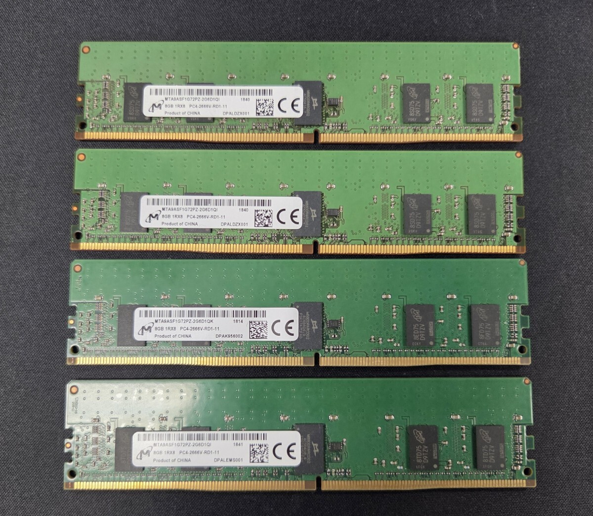 Micron DDR4 32GB память 4 шт. комплект Micron DDR4 32GB память 4 шт. комплект