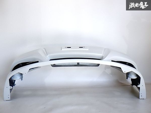 EMOTION FUKUOKA エモーション福岡 ミラージュ BP5 BL5 レガシィB4 後期 フロント バンパー 外装 エアロ FRP 白 ホワイトパール 即納 棚K-3_画像7