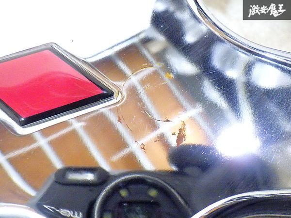 ★新車外し★ 三菱ふそう 純正 キャンター FB型 直径43.5cm メッキ ホイールカバー ホイールキャップ 3穴 4枚 1台分 即納 棚K-4_画像7