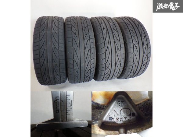 ●★美品!!★ MODELLISTA モデリスタ WingDancerⅡ ZN6 86 後期 ハチロク 18インチ 7J +48 PCD100 5H ホイール 4本 1台分 プリウス 棚B-6_画像9