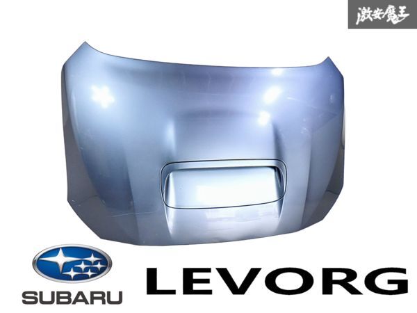 ヘコミなし スバル 純正 VM4 VMG レヴォーグ 前期 A型 B型 アルミ ボンネット エンジン フード パネル 外装 青 K5X スティールブルー 棚B-5_画像1