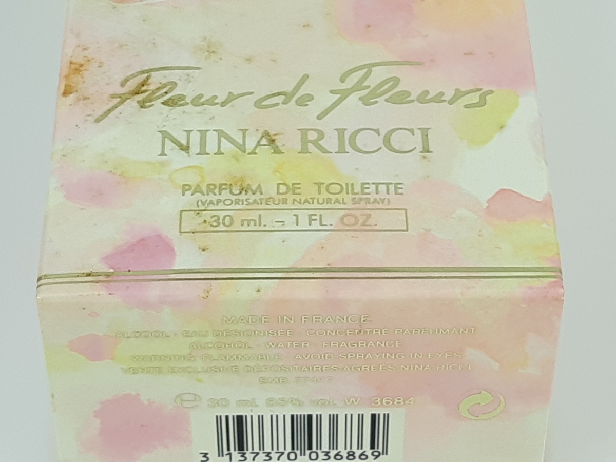 ◆毎週値下げ◆残多 ニナリッチ NINA RICCI フルール ド フルール Fleur de Fleurs パルファム ド トワレ スプレー 30ml YK-2439_画像5