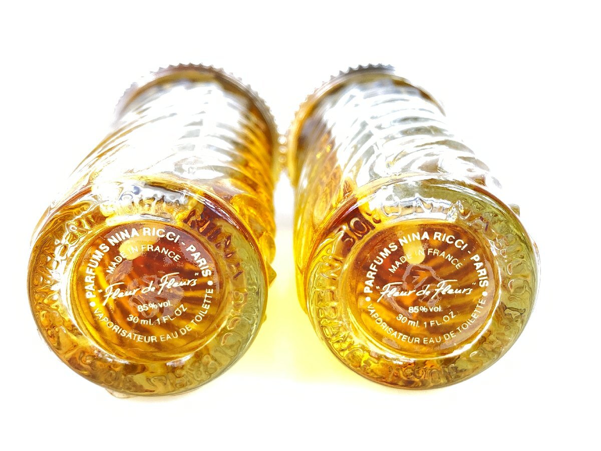 ◆毎週値下げ◆未使用 ニナリッチ Fleur de Fleurs フルールドフルール パルファムドトワレ スプレー 30ml×2本セット YK-_画像4