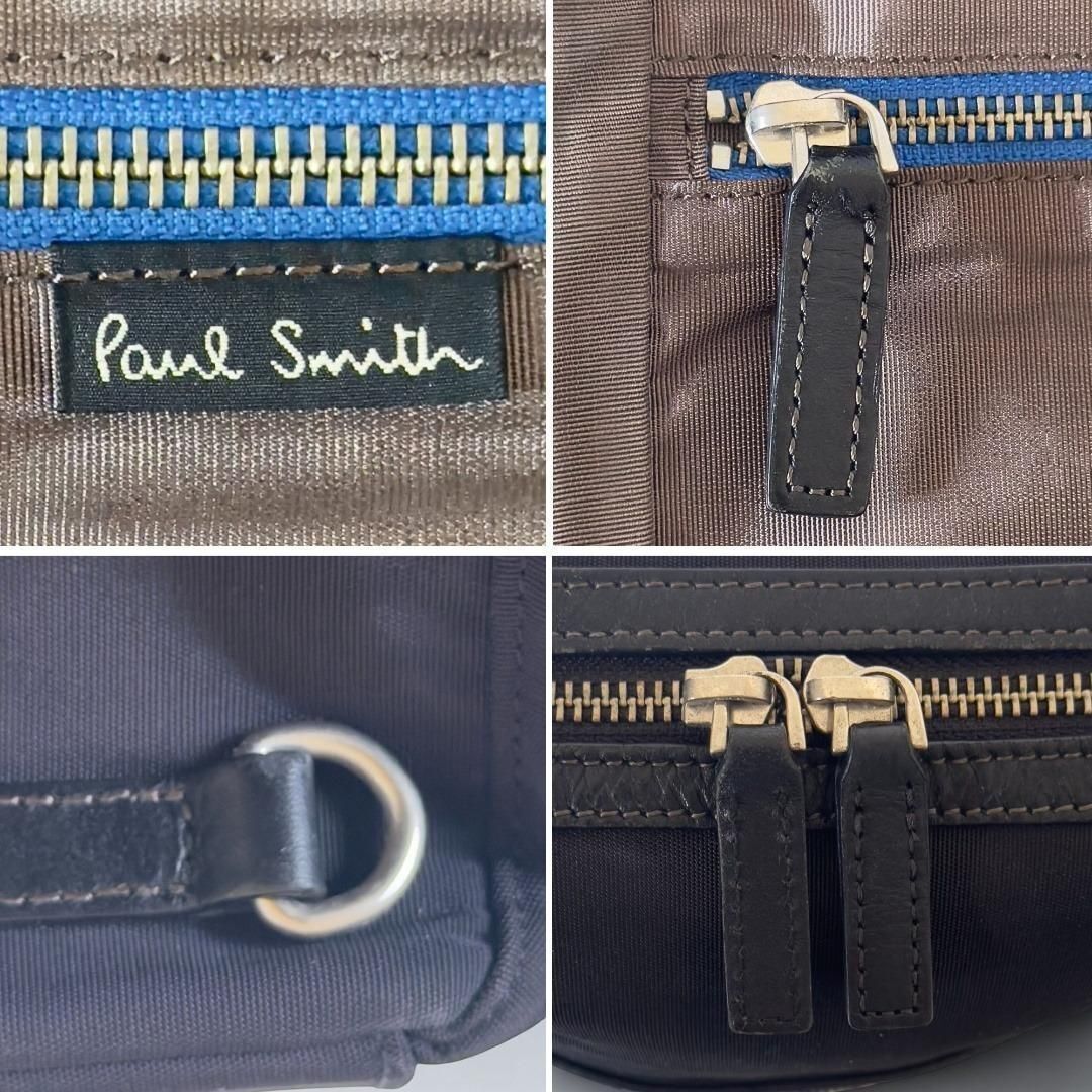  прекрасный товар PaulSmith Paul Smith sling сумка "body" сумка на плечо мульти- полоса черный чёрный 