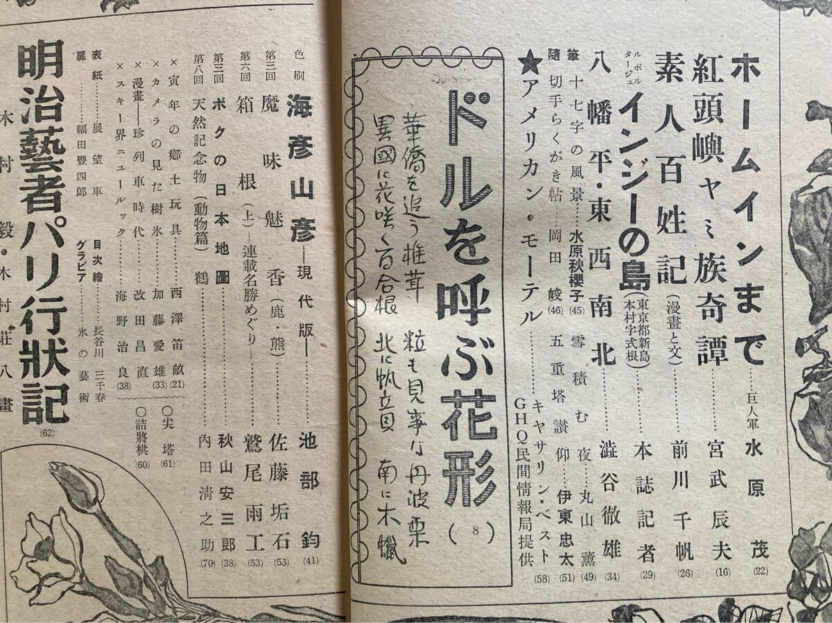  Showa путешествие журнал :[.] Showa 25 год 1 месяц номер / Япония транспорт . фирма ./72..... рассказ / тип корень остров / Meiji гейша Париж line положение дел регистрация / маленький рисовое поле внезапный. столица внезапный. близко металлический. столица .. восток . железная дорога и т.п. реклама 