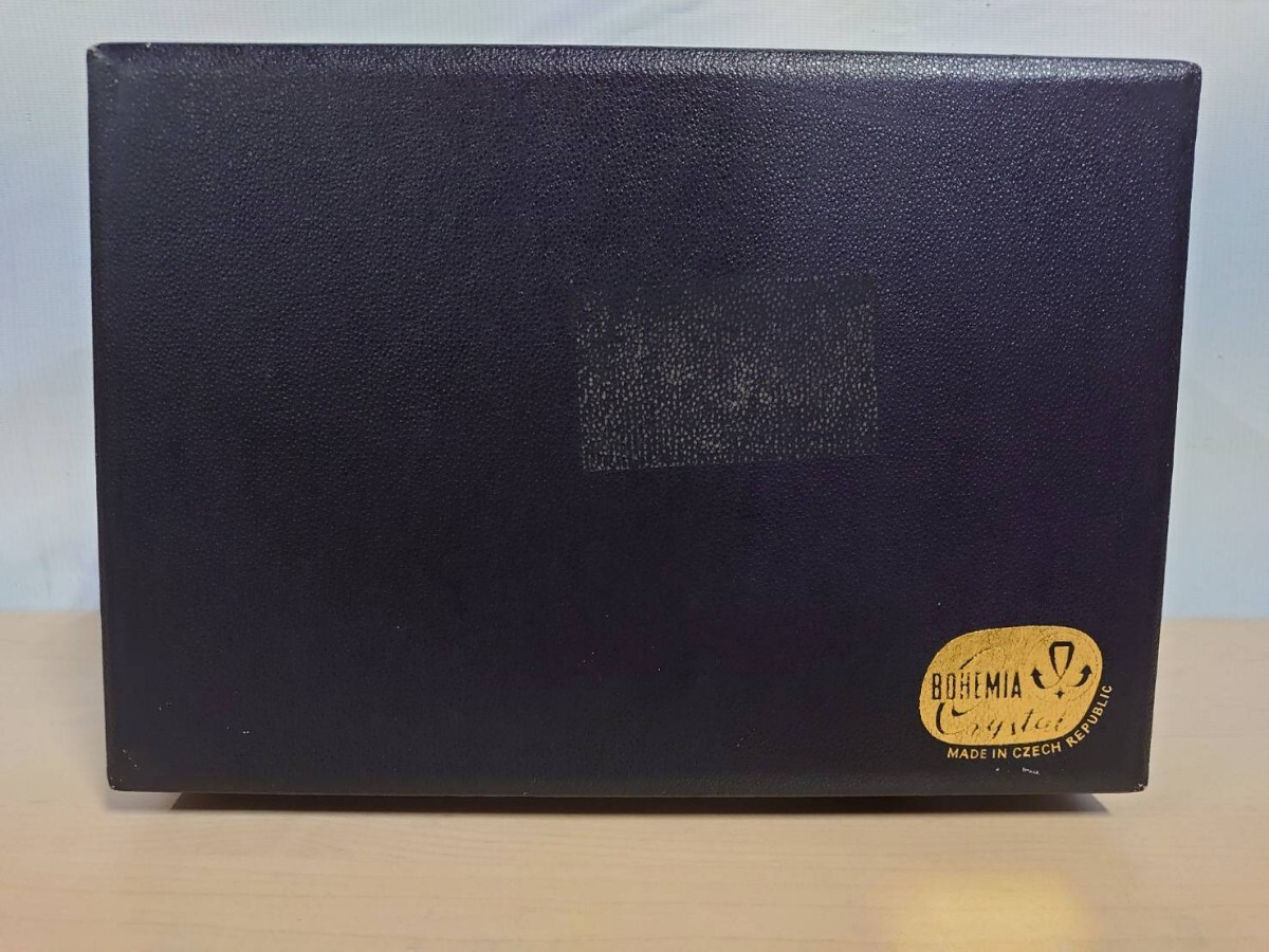 BOHEMIA ボヘミア クリスタル 花瓶 24% PbO ハンドカット 箱痛み有り 238_画像7