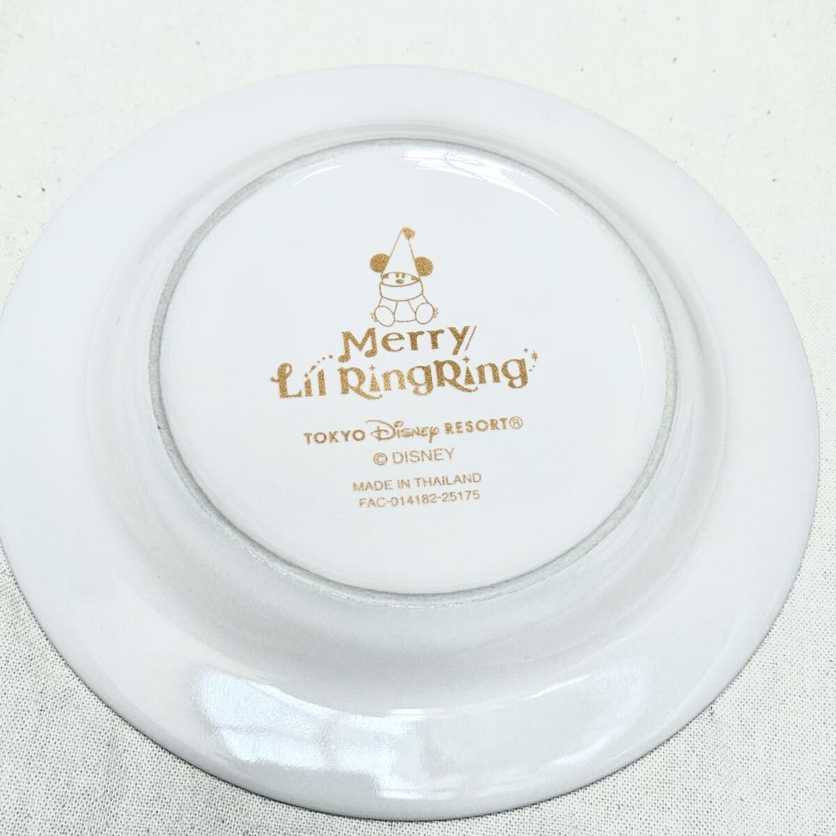 新品未使用☆東京ディズニーリゾート限定 クリスマス 2025 スーベニアプレート お皿 リルリンリン_画像2