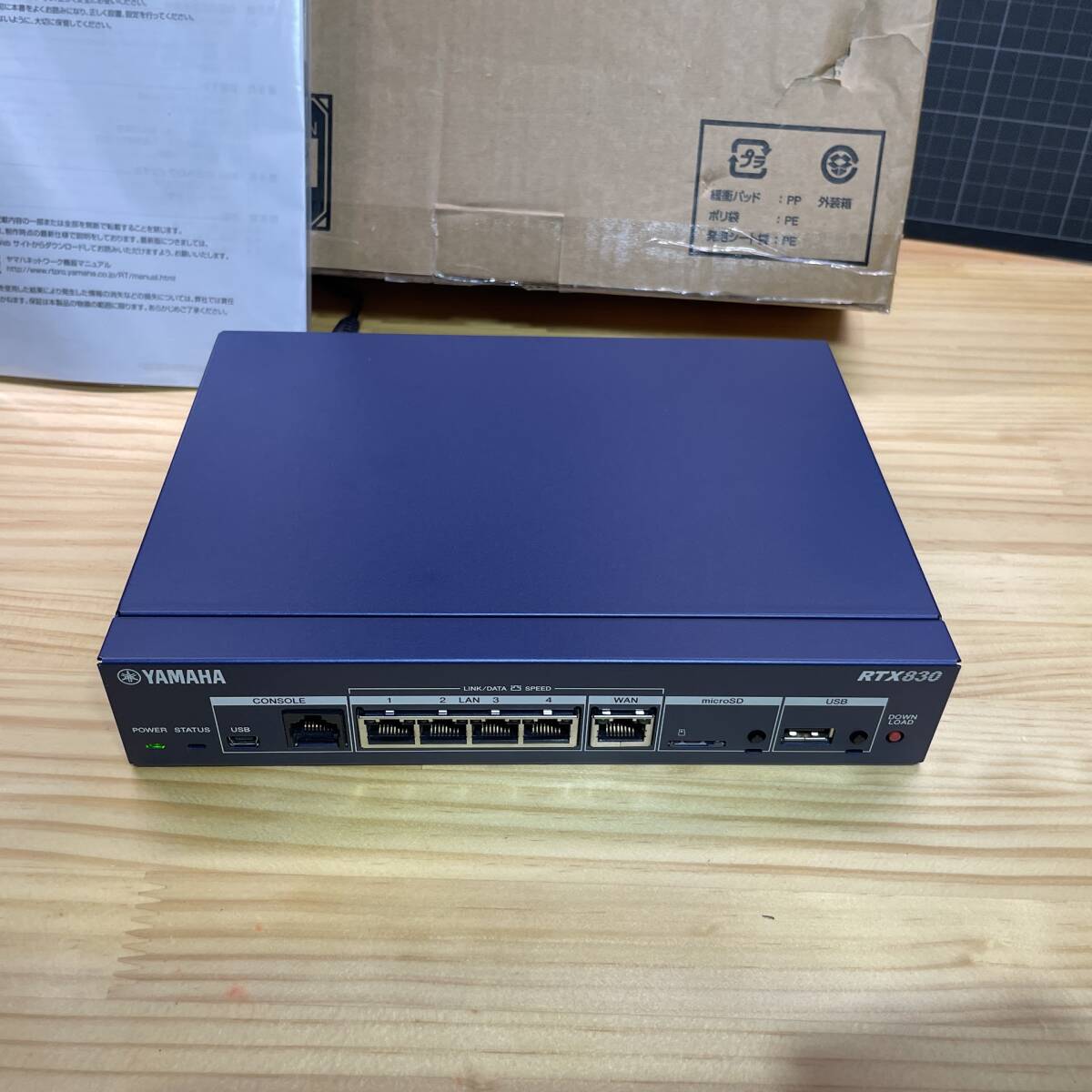 【美品】YAHAMA RTX830 ギガアクセスVPNルーター_画像5