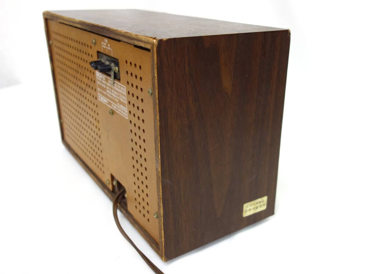  звук праздник SONY Sony радио ICF-9250 AM FM Showa Retro античный товары долгосрочного хранения электризация только проверка нехватка облупленное место есть 