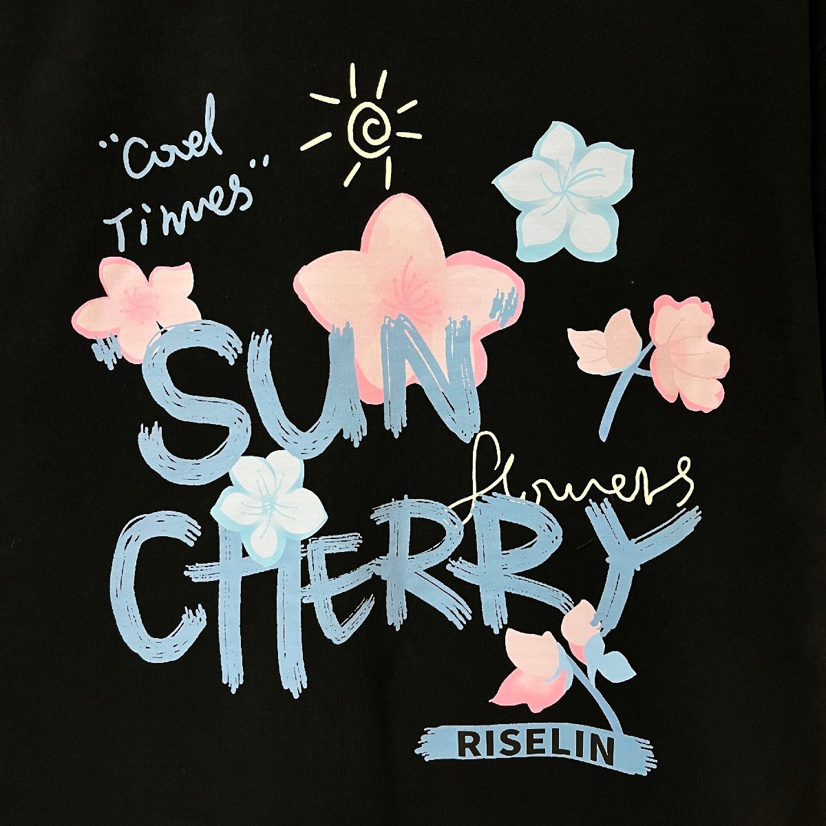 高級ヨーロッパ製※定価4万◆ブルガリア発※RISELIN パーカー 綿100％ 保温 ソフト 花柄 英字 可愛い カットソー 長袖 スウェット 2XL/52_画像7