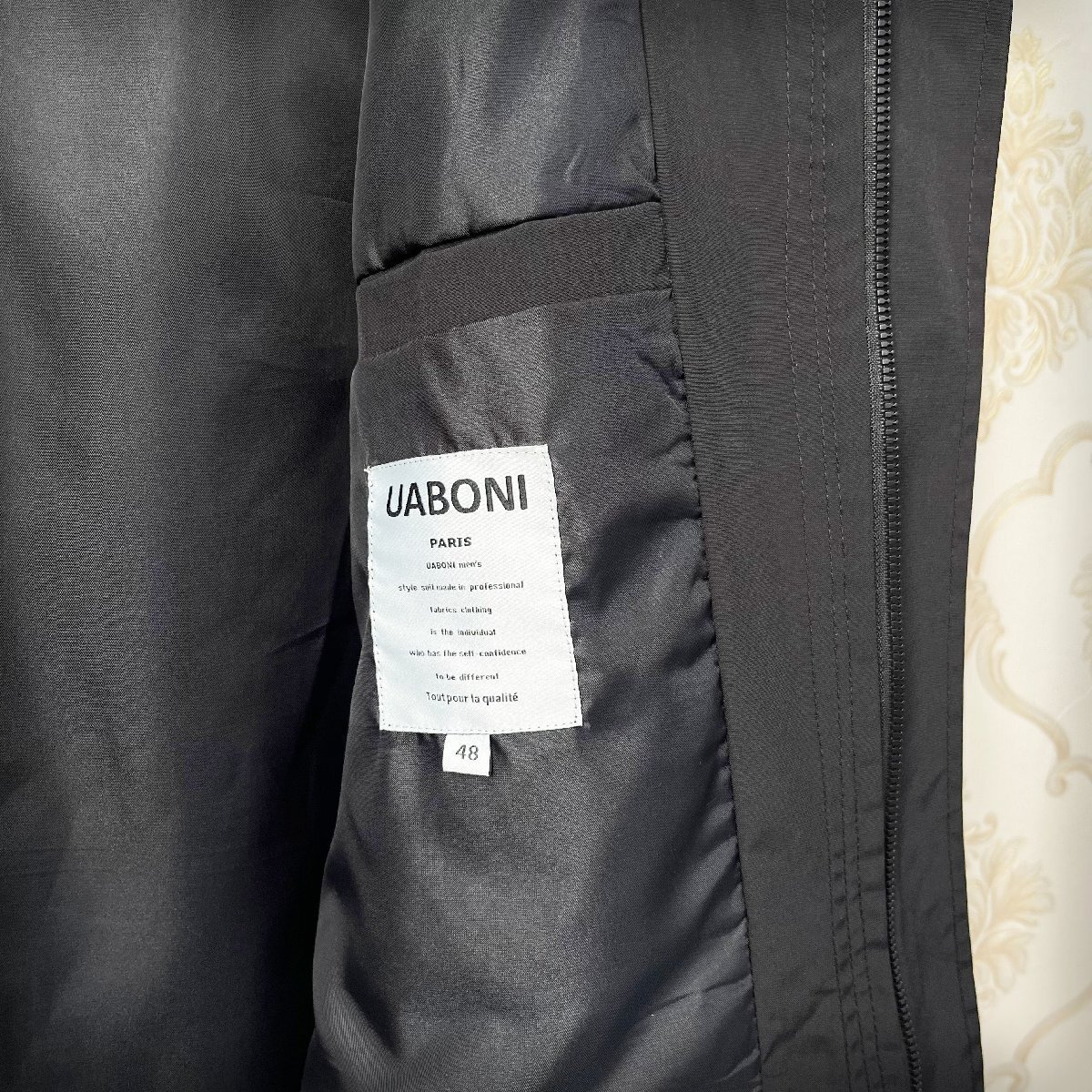 一枚限定EU製＆定価6万◆UABONI*Paris*ジャケット*ユアボニ*パリ発◆薄手 速乾 防風 高機能 定番 マウンテンパーカ アウトドア M/46サイズ_画像9