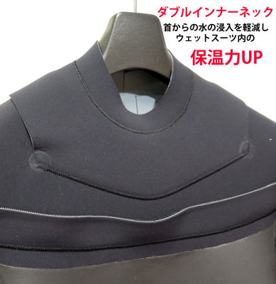 【極暖★やわらかカール起毛仕様】 チェストジップ/5×3mmセミドライスーツ　JO-MODEL　3　サーフィン/ウェットスーツ_画像6