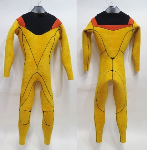 【極暖★やわらかカール起毛仕様】 チェストジップ/5×3mmセミドライスーツ　JO-MODEL　3　サーフィン/ウェットスーツ_画像2