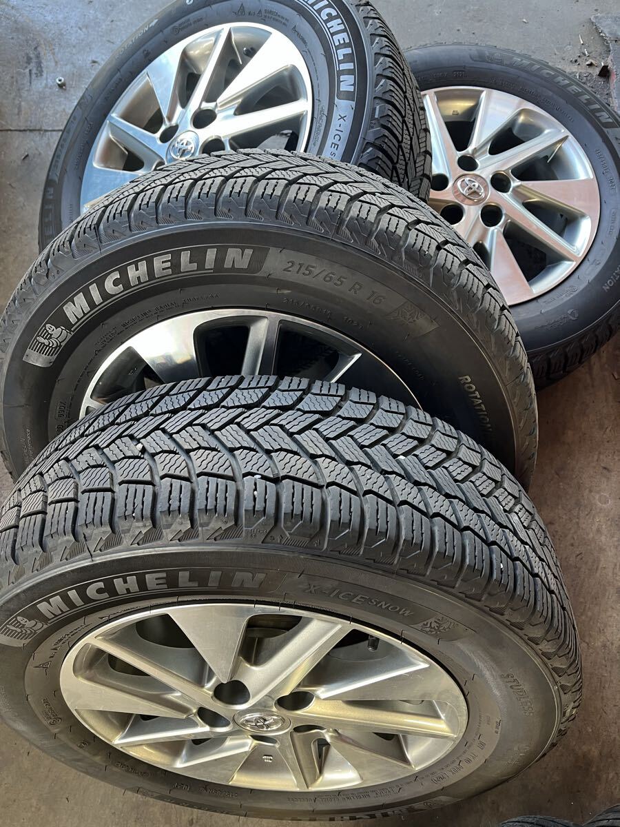 ミシュランX-ICE SNOW215/65R16 アルミ付き4本セット_画像1